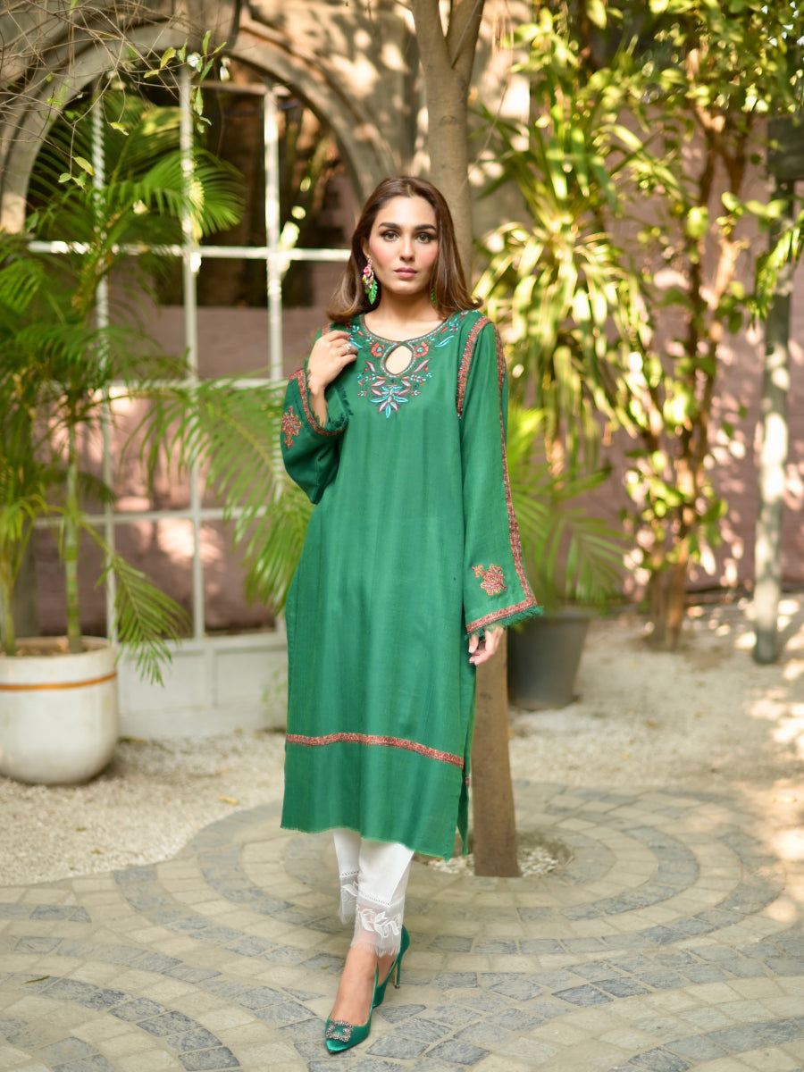 Mehtab Pashmina Kurta