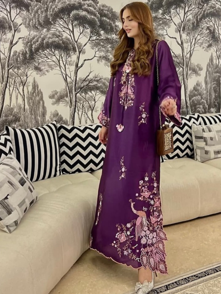 Purple Mia kaftan