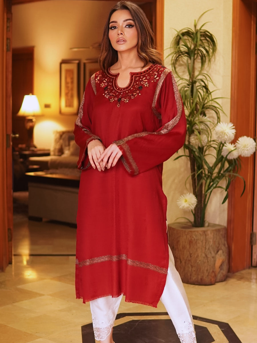 Shazray Pashmina Kurta