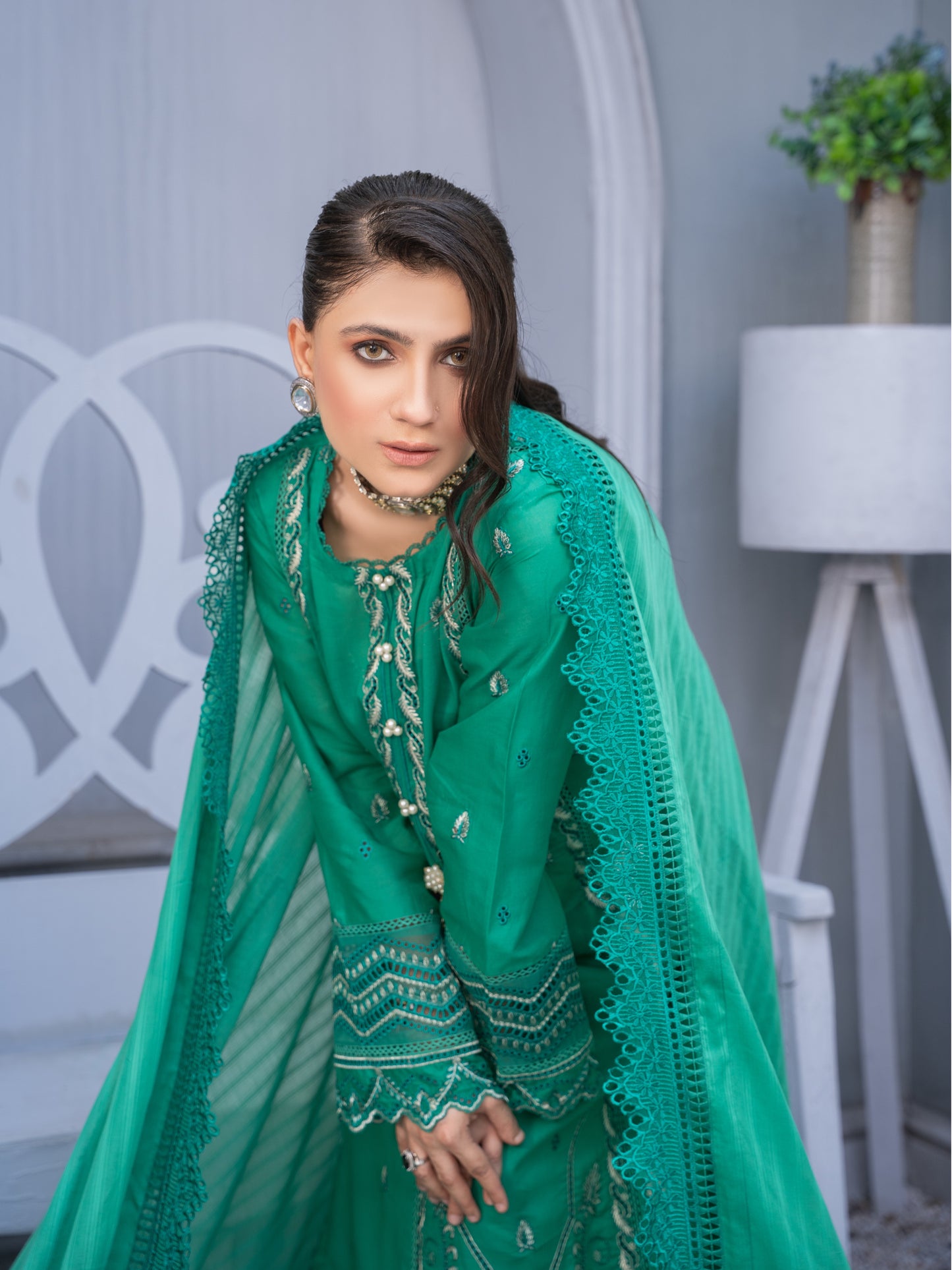 Emerald leaves