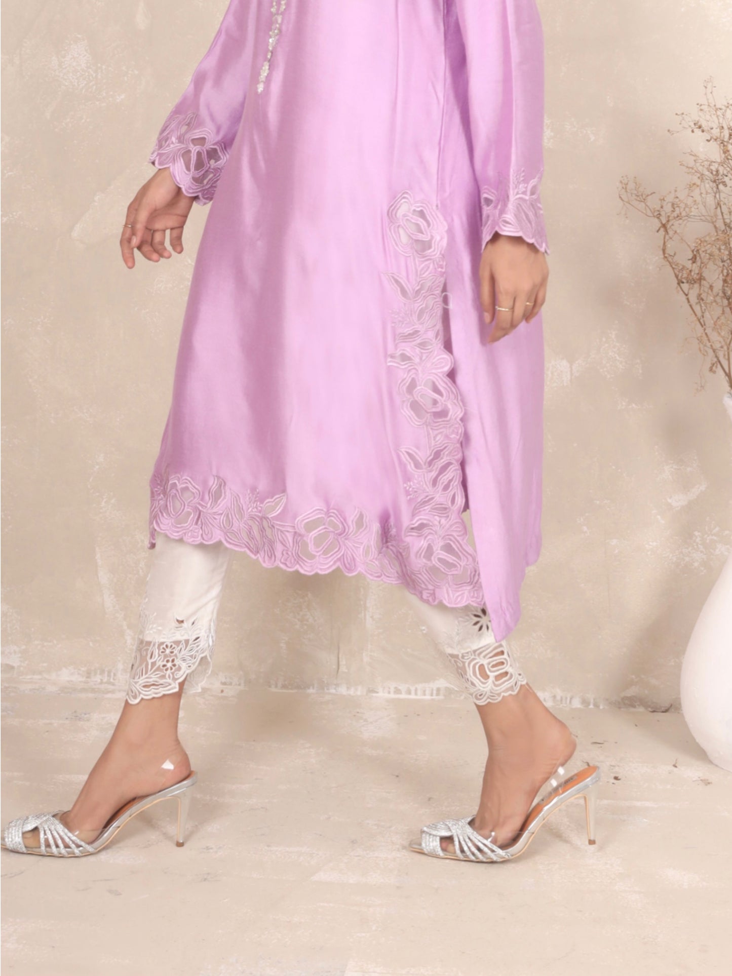 Cutwork Skiny shalwar