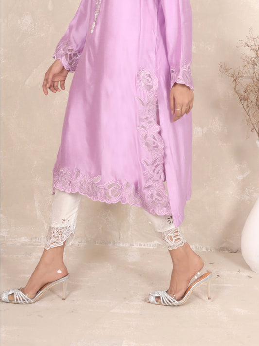 Cutwork Skiny shalwar