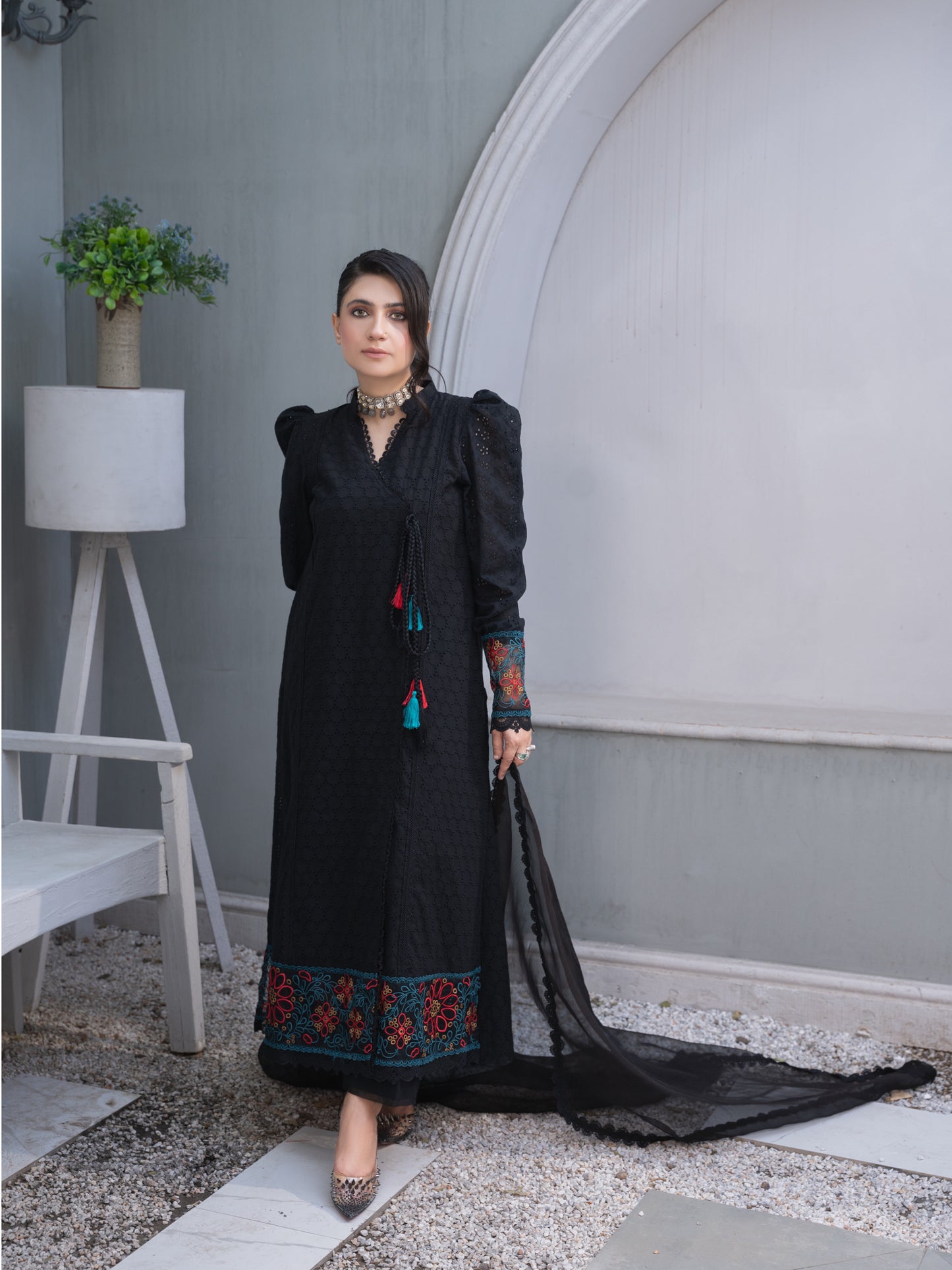Black chickan 2 pc