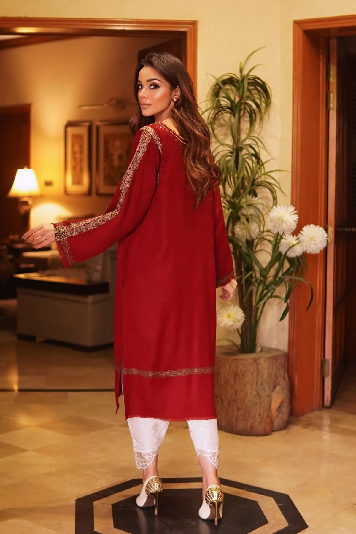 Shazray Pashmina Kurta