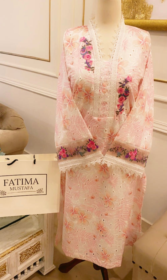 Floral chickan kurta💗💗