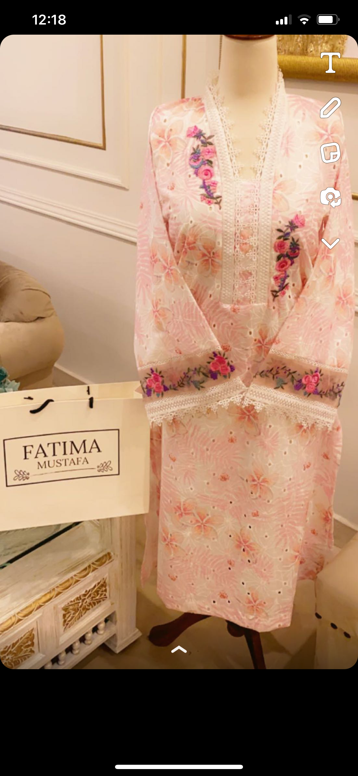 Floral chickan kurta💗💗